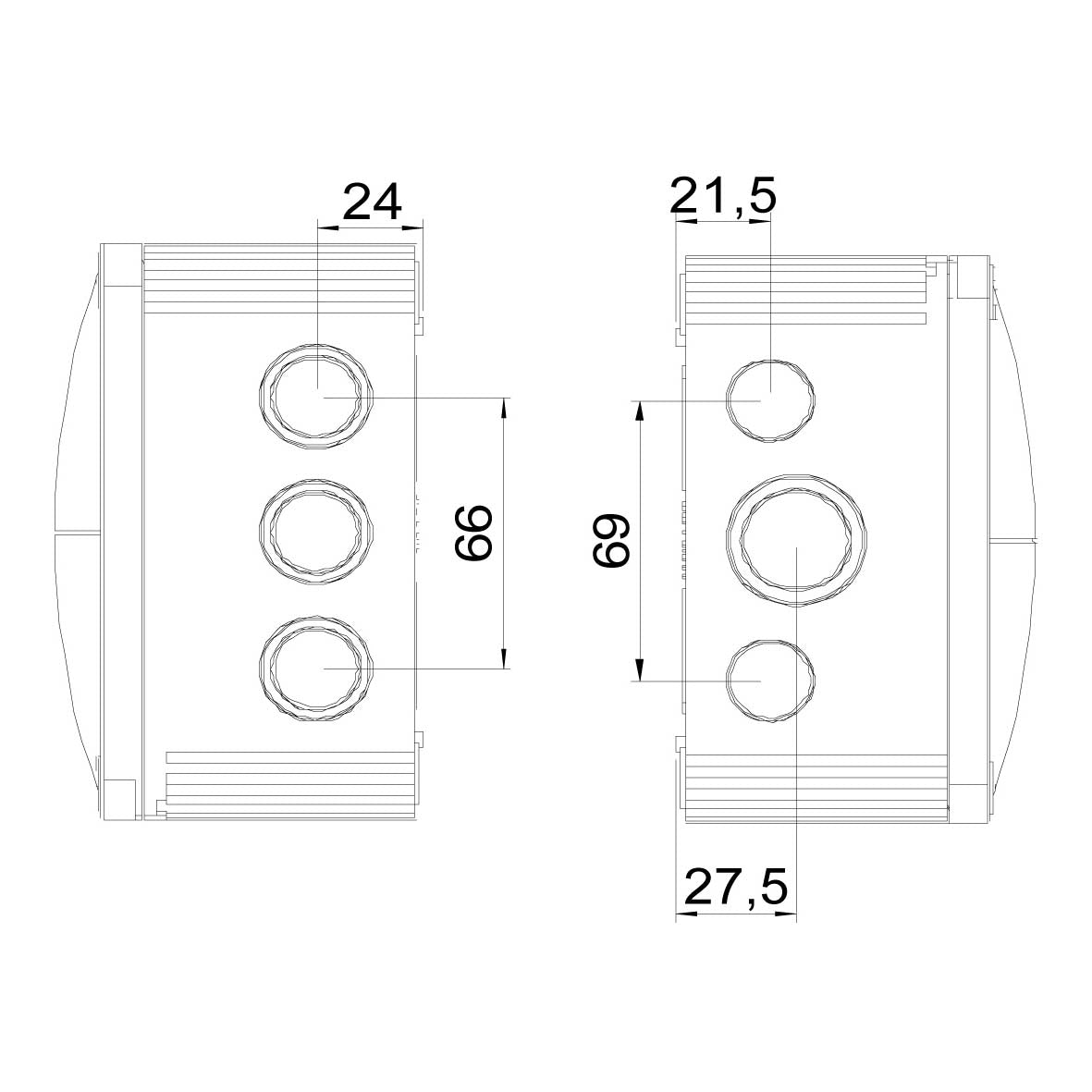 Kopplingsdosa 140x140x82 (vit) Rutab COMBI 1010/TOM/VIT Normprodukter Solproffset