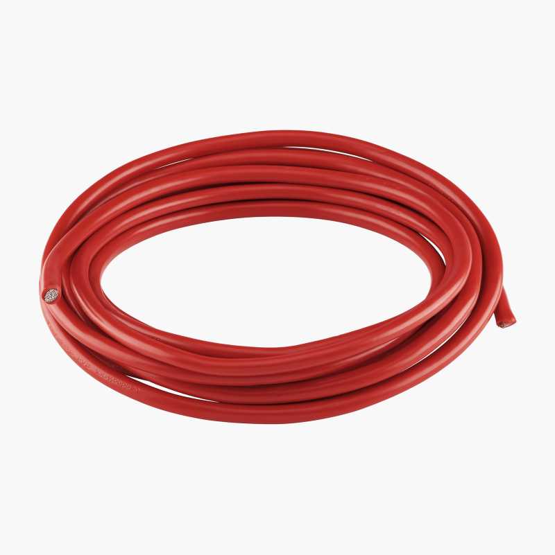 Batterikabel till 12v batteri röd, 16 mm² säljs per meter Solproffset