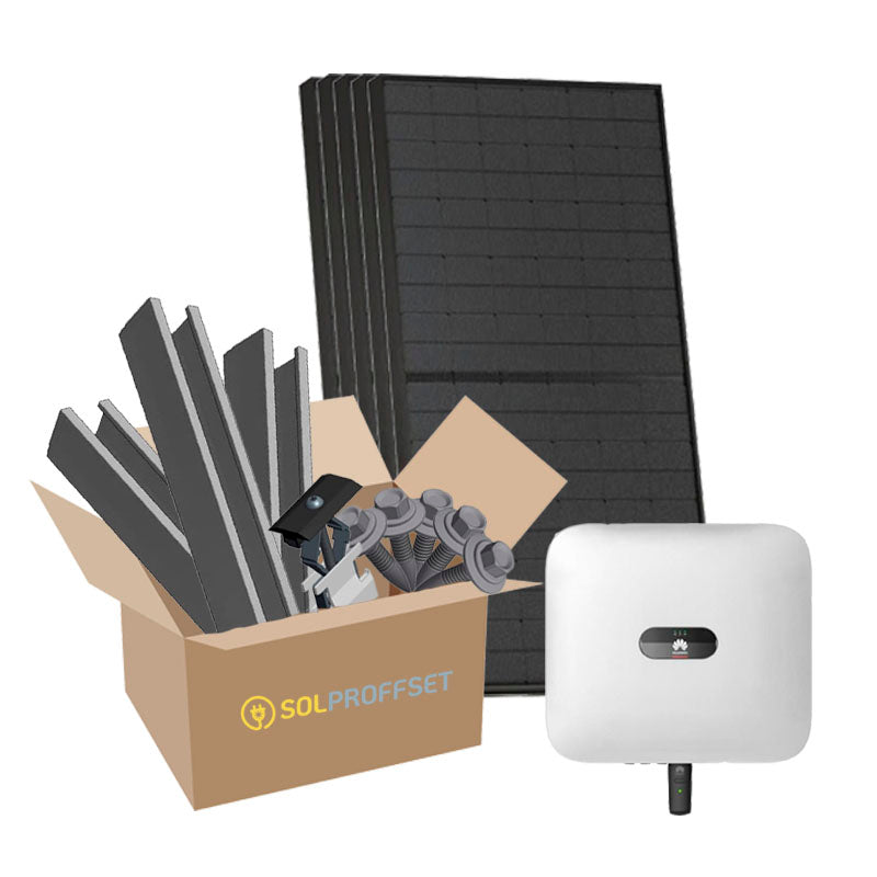 Komplett solcellspaket Tp20 Plåttak - 20 Kw Solproffset