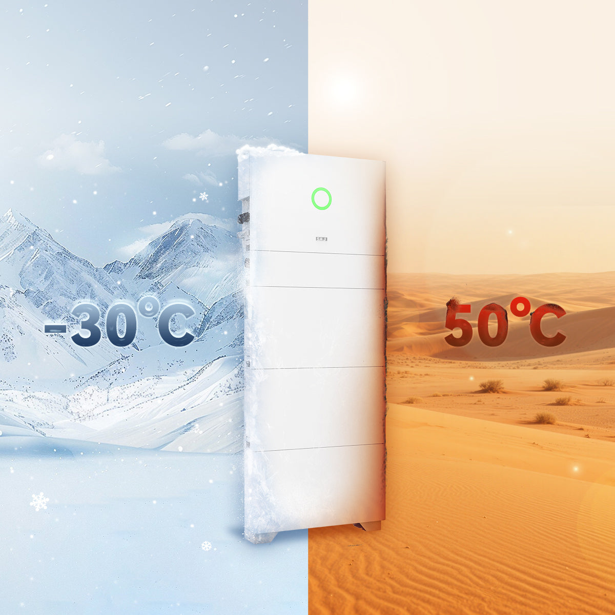 SAJ - HS3 10kw växelriktare + 10 - 20 Kwh Solcellsbatteri Solcellsbatteri Sigenergy