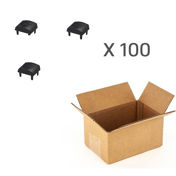 Hel låda - K2 - 100 stycken Ändkåpa till SingleRail 36 (1004767) Solproffset