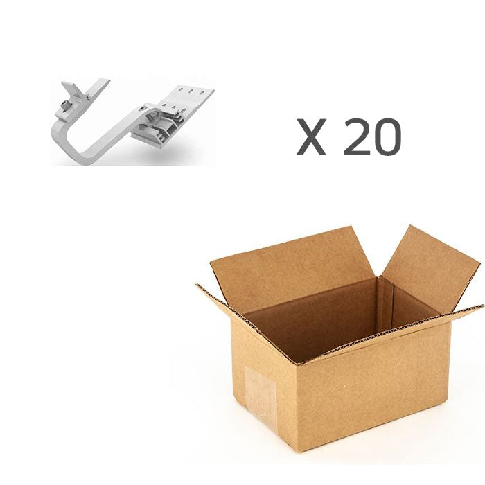 Hel låda - K2- 20 stycken Takkrok CrossHook 3S (2003215) Solproffset