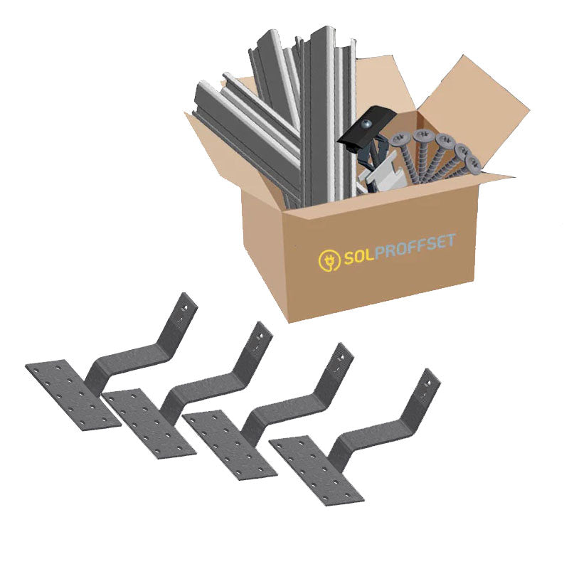 Montagematerial för tegeltak - 30 paneler Van der valk Solproffset