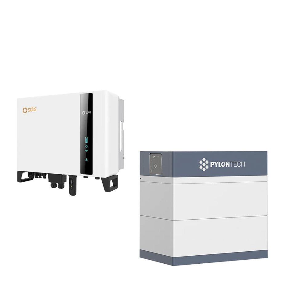 Ö-driftspaket | Solis S6 + Pylontech | 15kW växelriktare | Force-H3 Solcellsbatteri Pylontech 10.2 Kwh