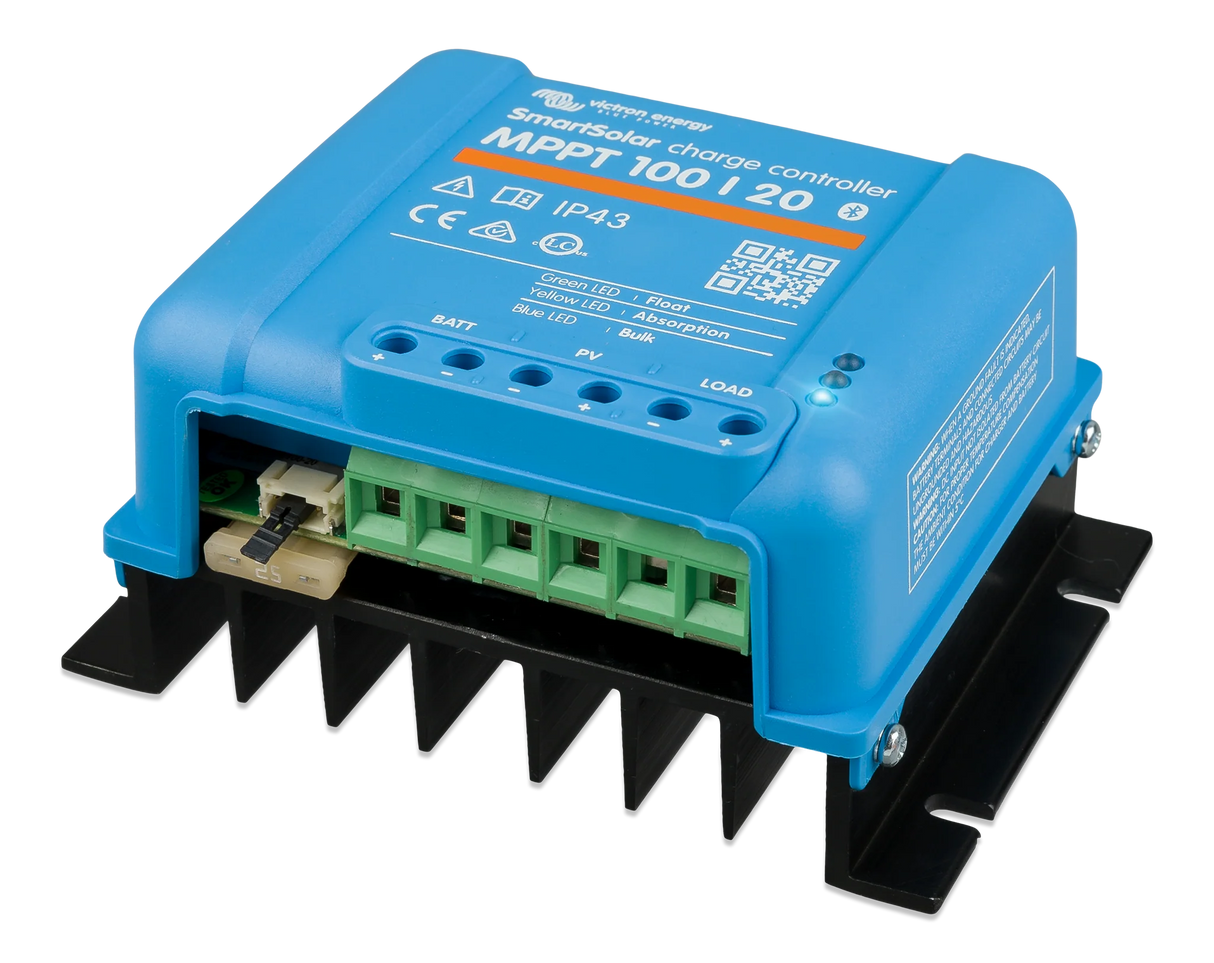Victron - Solcellsregulator Smartsolar MPPT 100/20- BLUETOOTH (SCC110020160R) Solproffset
