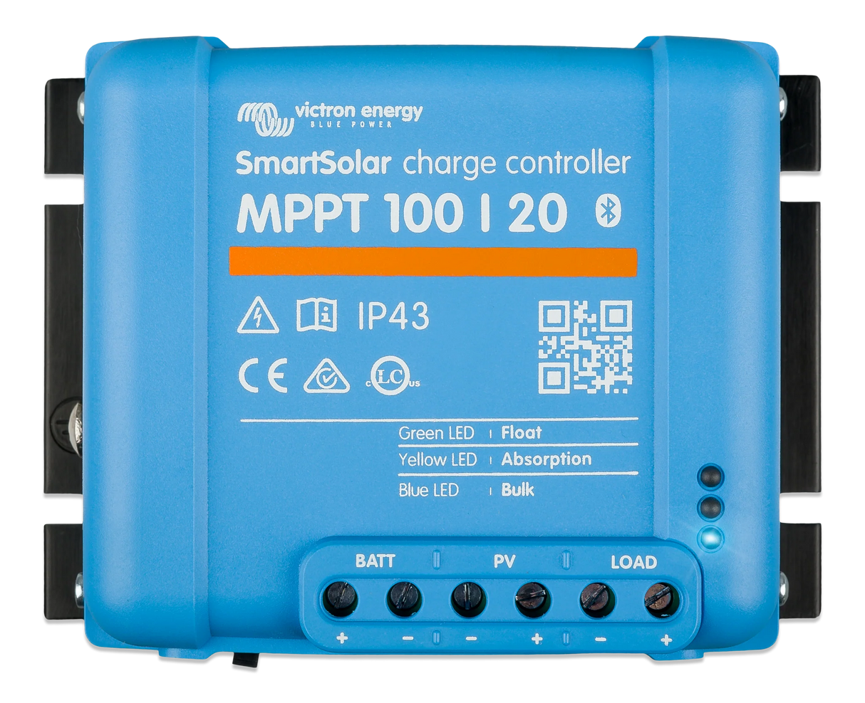 Victron - Solcellsregulator Smartsolar MPPT 100/20- BLUETOOTH (SCC110020160R) Solproffset