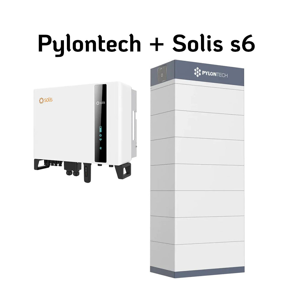 Solis S6 + Pylontech | 10kW växelriktare | Force-H3 Solcellsbatteri Pylontech