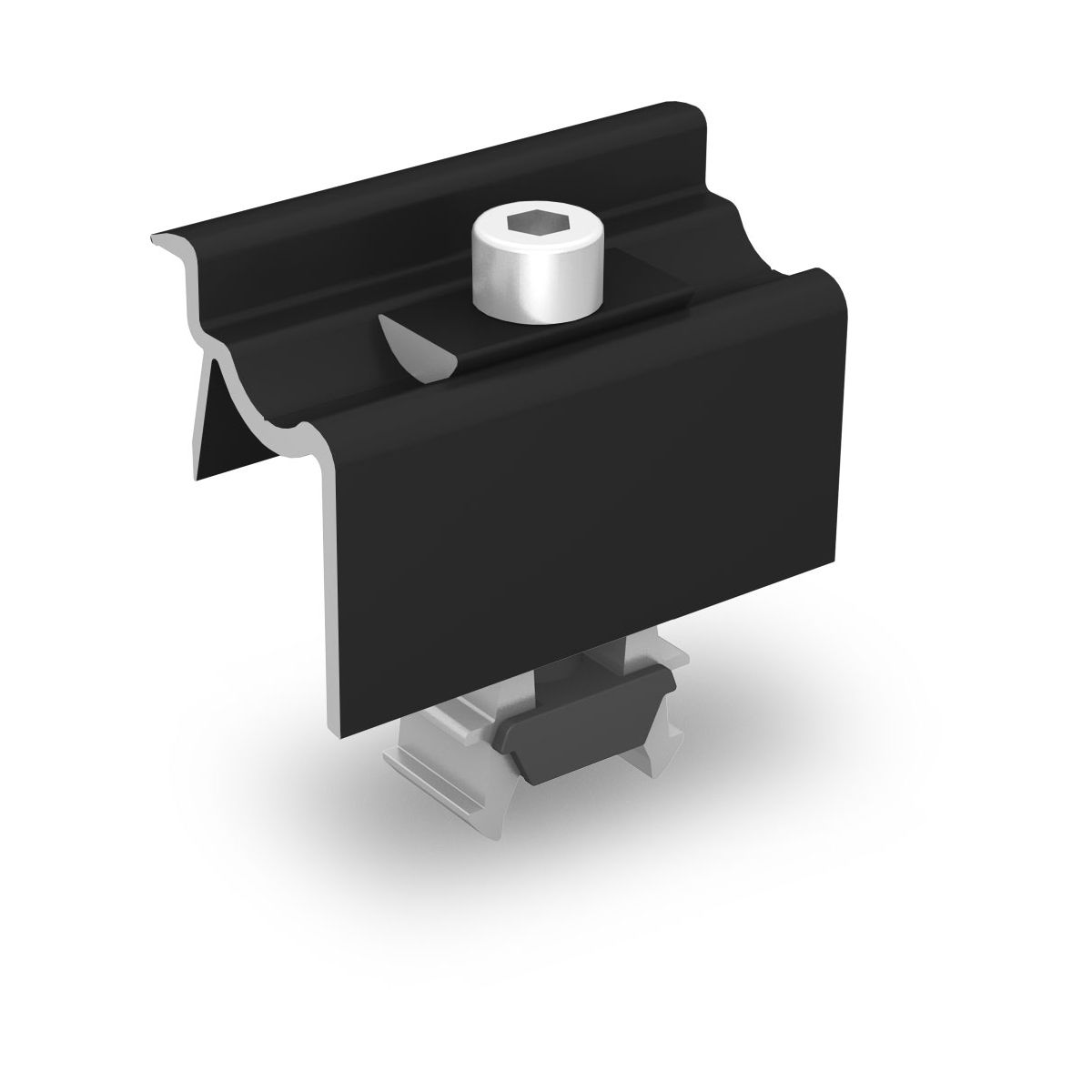 K2 - Svart universal ändklämma (2002589) Solproffset