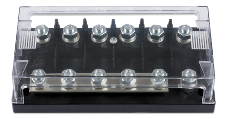 Victron - Säkringshållare med busbar (250A) För 6 ST Mega-säkringar (CIP050060000) Solproffset