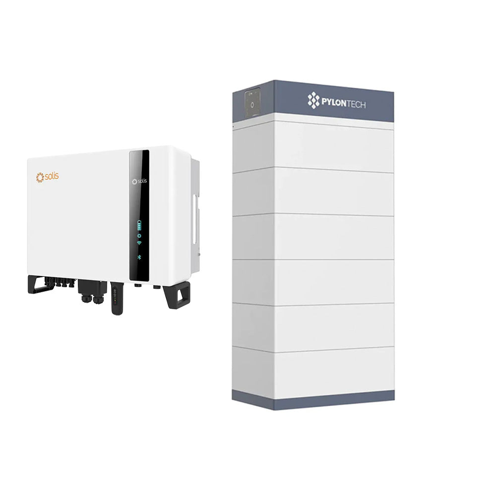 Ö-driftspaket | Solis S6 + Pylontech | 15kW växelriktare | Force-H3 Solcellsbatteri Pylontech 30.7 Kwh