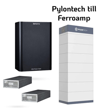 Ferroamp Solcellsbatteri | Pylontech Force-H3 | Komplett paket Solcellsbatteri Pylontech