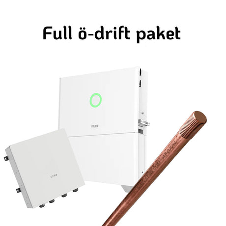 Full ö-drift paket | SAJ | HS3 | 12kw växelriktare | 5 - 20 Kwh Solcellsbatteri Solcellsbatteri SAJ 5 Kwh