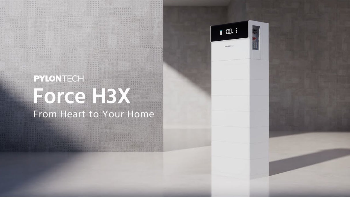 Pylontech | 15kW växelriktare H3X | Solcellsbatteri 10 - 35 kWh | Force-H3 Solcellsbatteri Pylontech