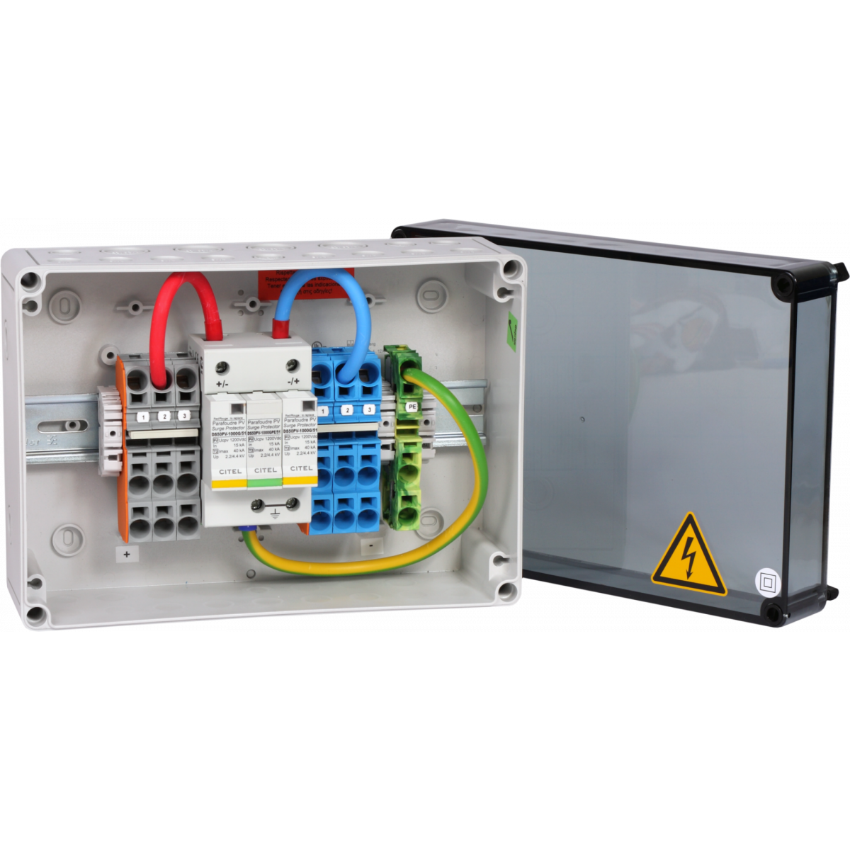 Överspänningsskydd - Citel PV-Connection Box med Type 2 SPD - Solproffset