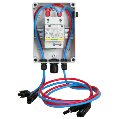 Överspänningsskydd - Citel PV-String Anslutningsbox med Type 1 SPD solproffset